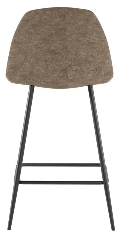 STONES Scaun din piele ecologică 42cm X 52cm H. 93cm | Aosom Romania