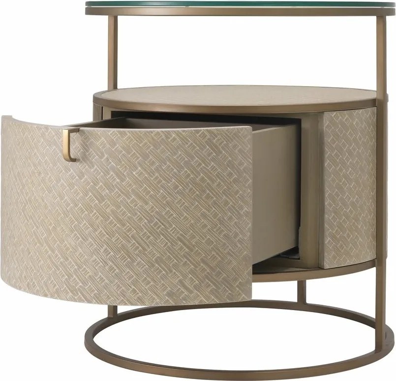 Noptiera/ Masuta laterala design LUX Napa Valley stejar albit 114776 HZ