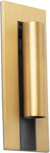 Aplica cu reader LED directionabil stil minimalist GABO bronz