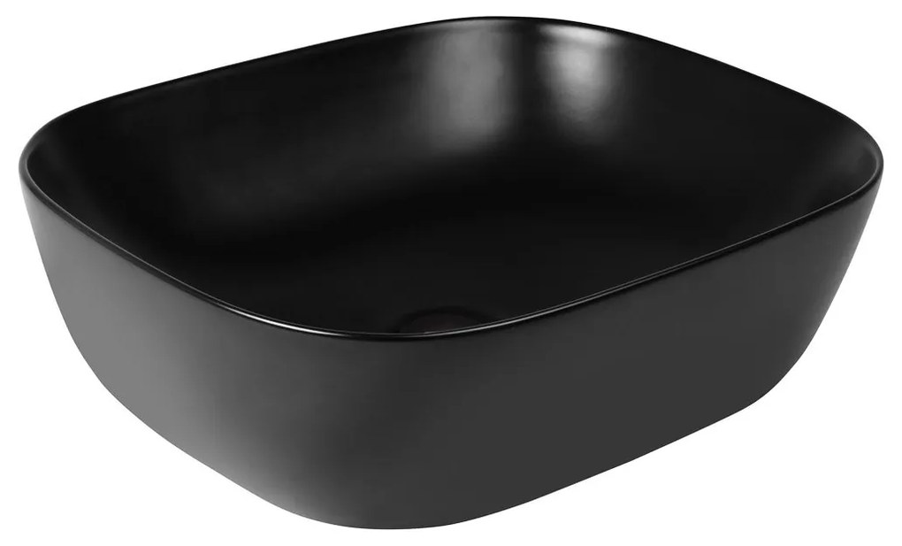 Oltens Hamnes lavoar 46.5x37.5 cm oval de blat negru 40301300