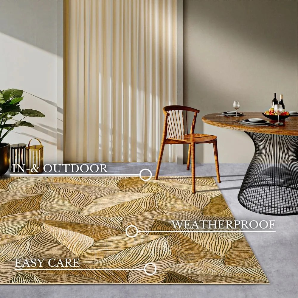 Covor de exterior auriu 120x180 cm Eugene – Villeroy&Boch