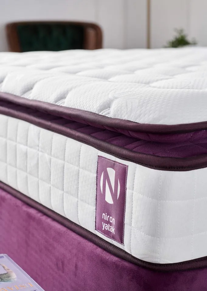 Saltea Ortopedica Purple, 120x200 cm, Topper Inclus