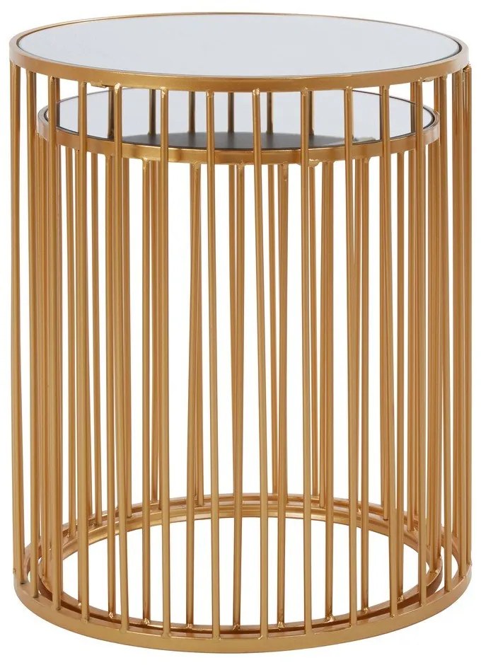 Măsuțe auxiliare 2 buc. rotunde cu blat din sticlă ø 45 cm Avantis – Premier Housewares