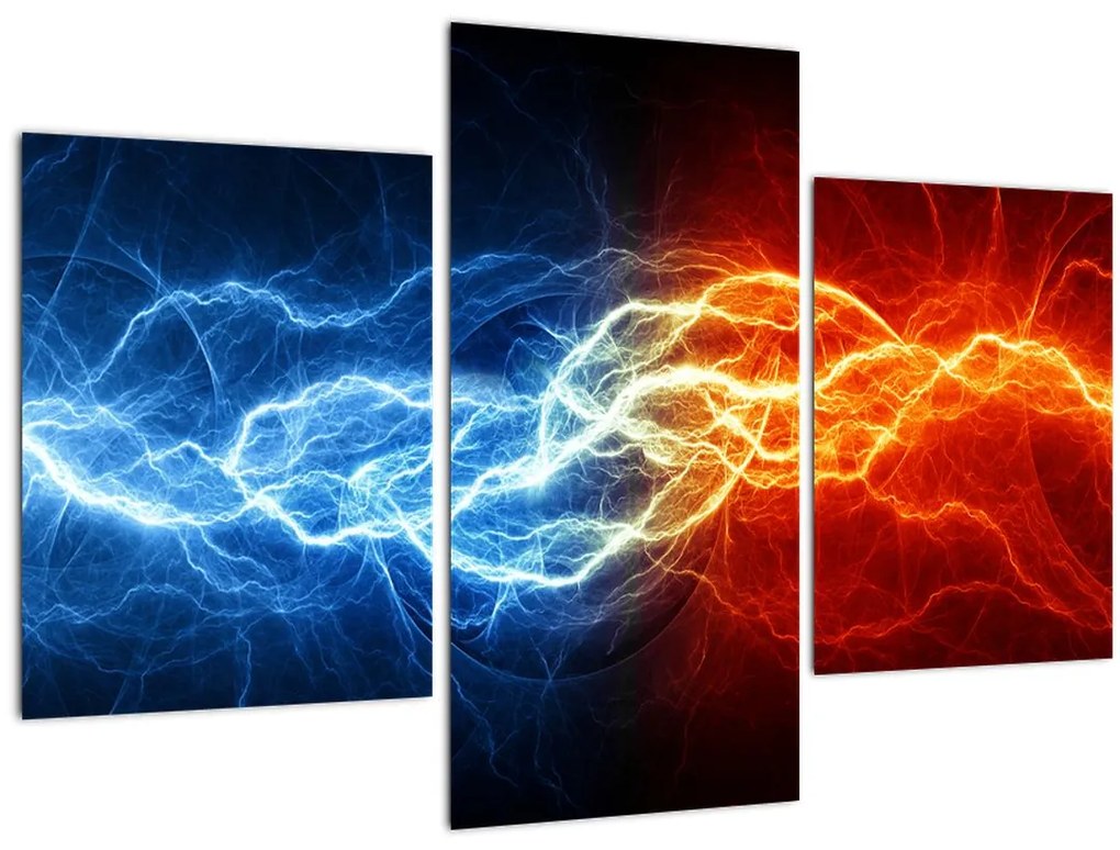 Tablou cu tensiunea de curent (90x60 cm)