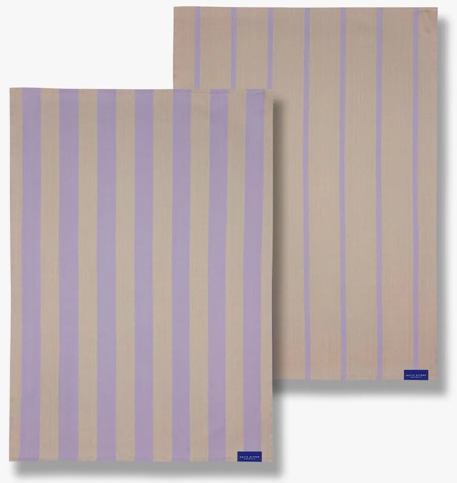 Prosoape de vase 2 buc. din bumbac 50x70 cm Stripes – Mette Ditmer Denmark