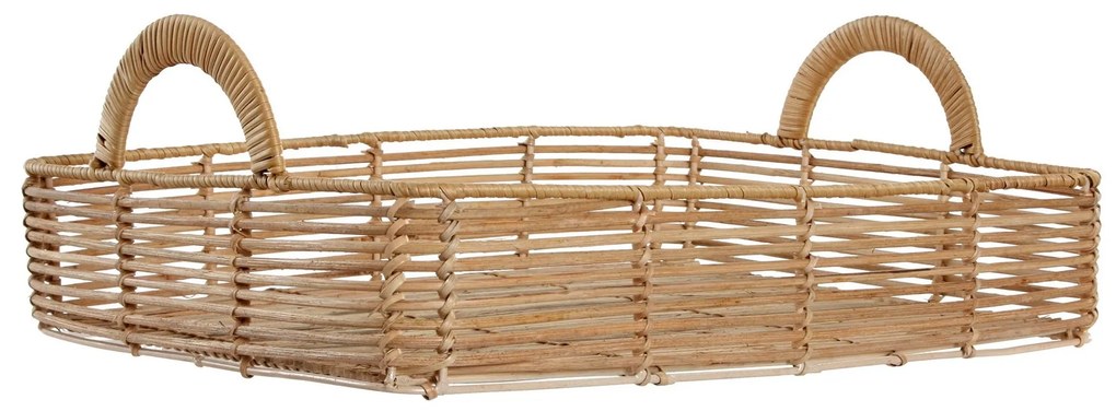 Tava Cottage din ratan, natur, 47x35 cm