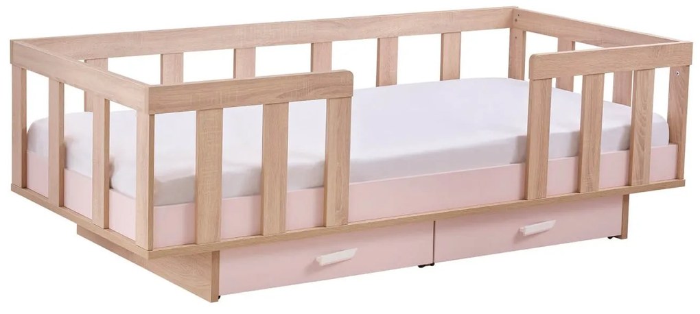 Pat cu spatiu depozitare pentru copii mici (Toddler Bed) 90x200 cm, colectia Angel City