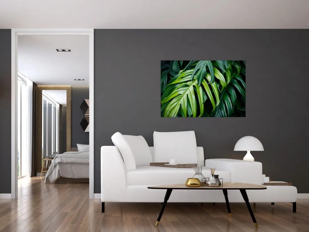 Tablou - Frunze tropicale (90x60 cm)