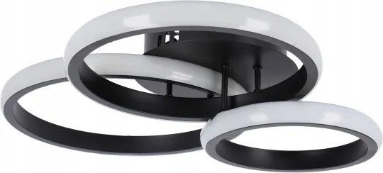 Plafonieră LED 38W/230V, neagră
