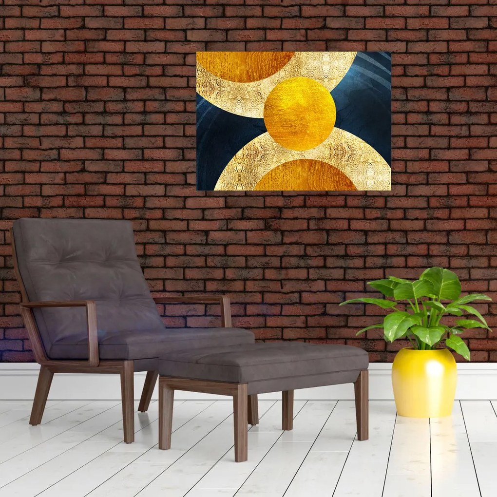 Tablou - Cercuri (70x50 cm)