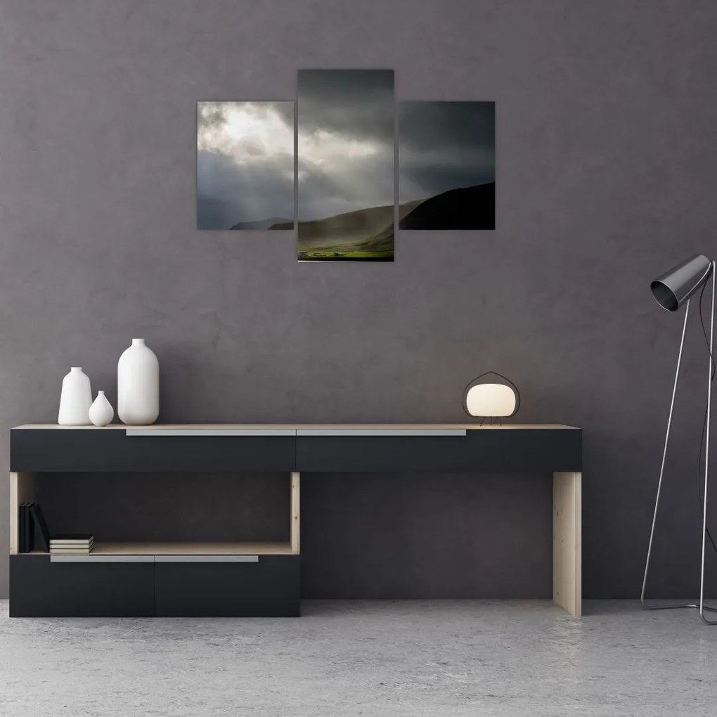 Tablou cu furtuna în apropiere (90x60 cm)