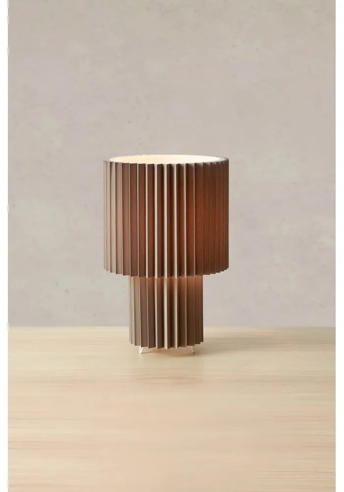 Veioză gri cu abajur textil (înălțime 32 cm) Catis – Markslöjd