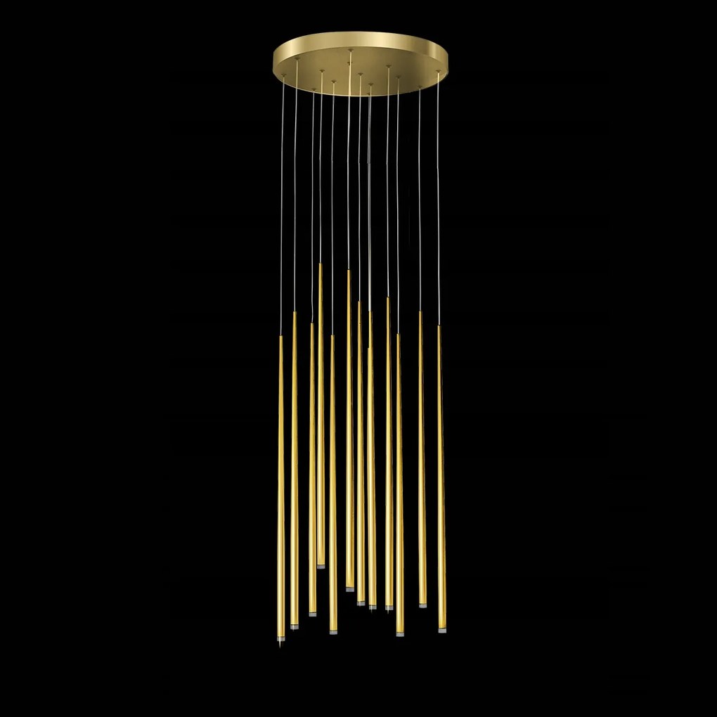 Lustra LED design modern minimalist 45cm Louise 12 gold ZZ AZ3420