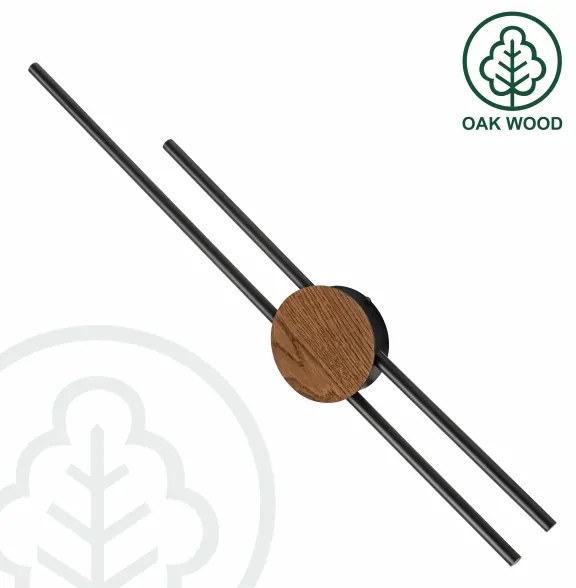 Aplică LED Brilagi WOODY COLLINE LED/15W/230V stejar