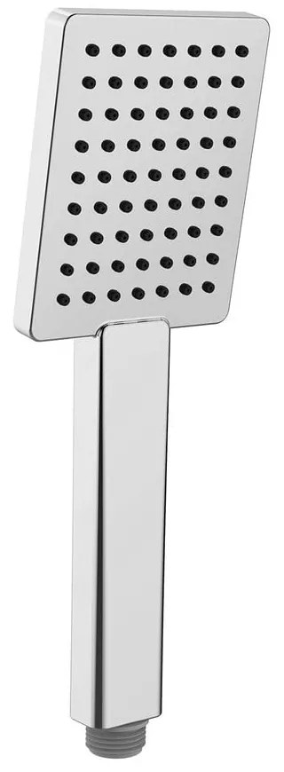 Cap de duș argintiu lucios din plastic – Sapho