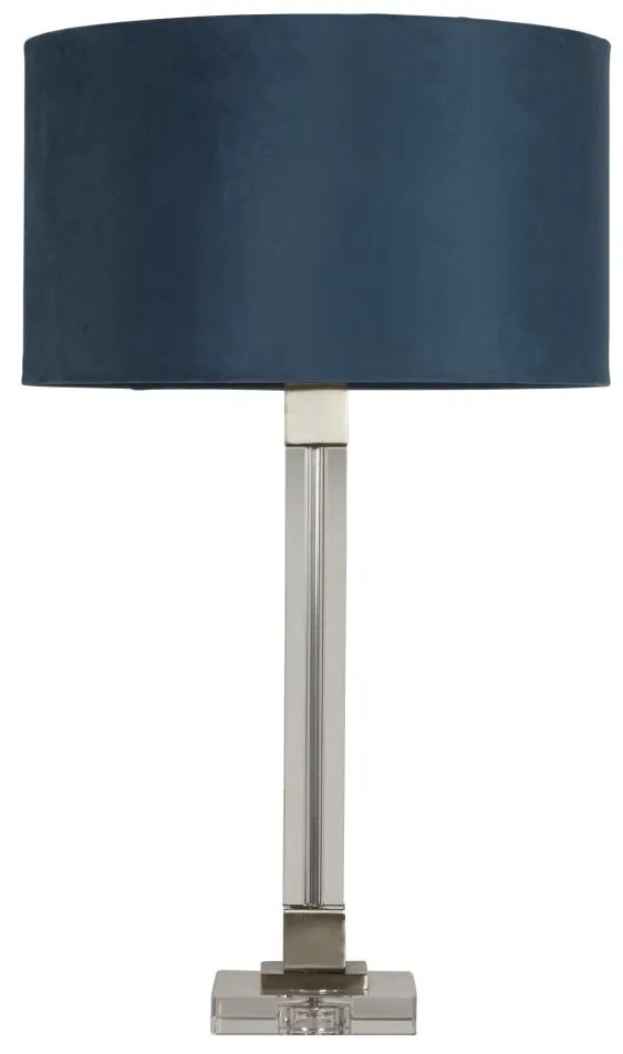 Veioza/Lampa de masa design modern Scarborough, nickel, teal