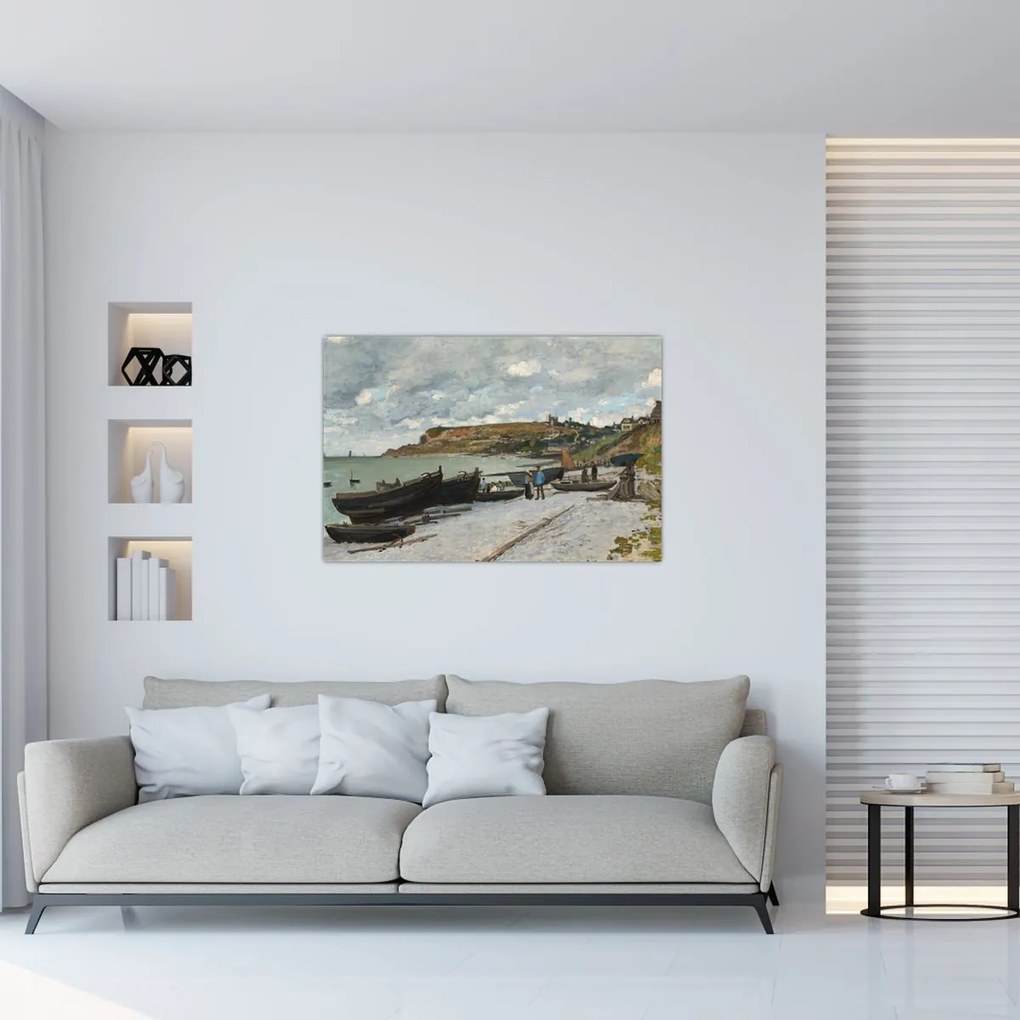 Tablou - Claude Monet, Sainte Adresse, reproducere (90x60 cm)