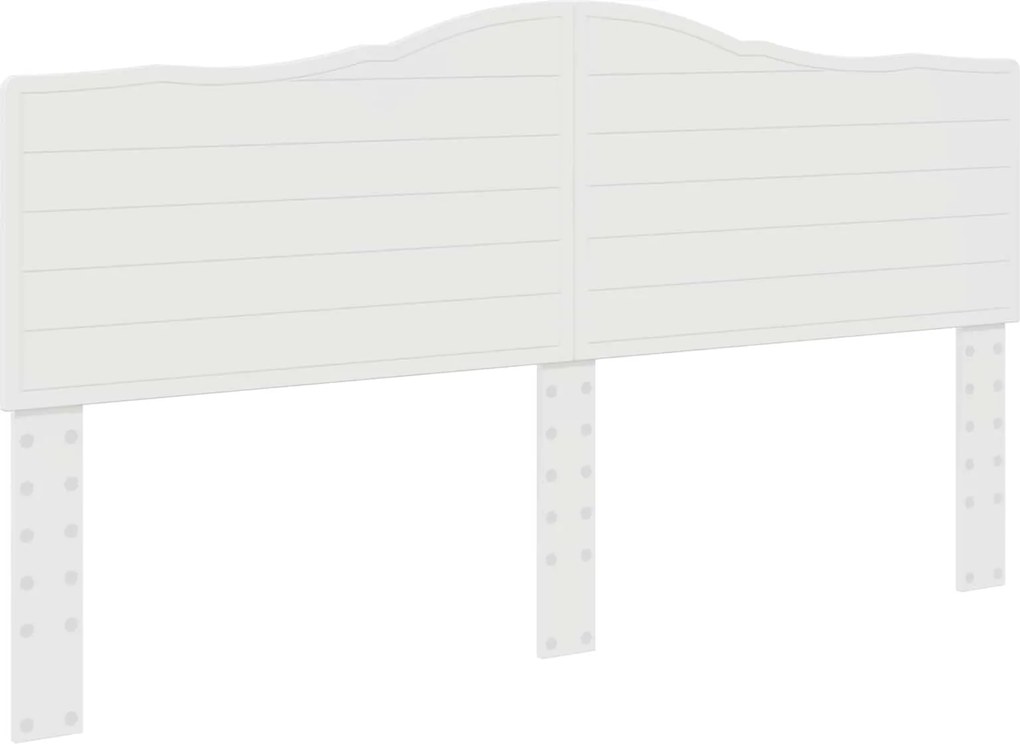 vidaXL Tăblie cap Alb Lucios 180 cm Lemn compozit