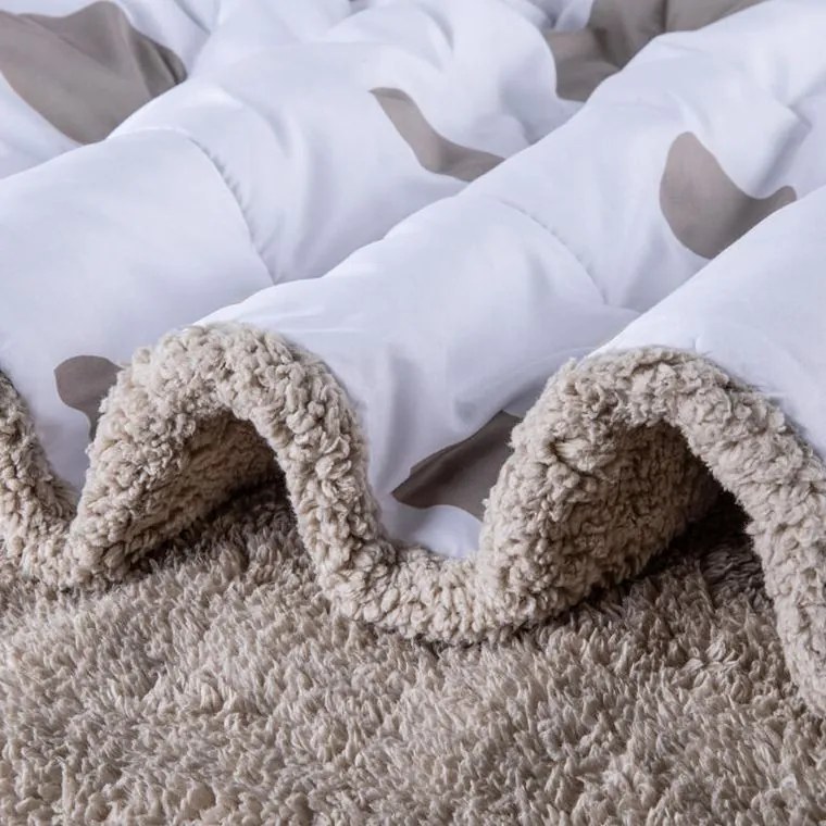 decoDoma Set matlasat cu blăniţă Dual Feel ESTELLA 3 buc