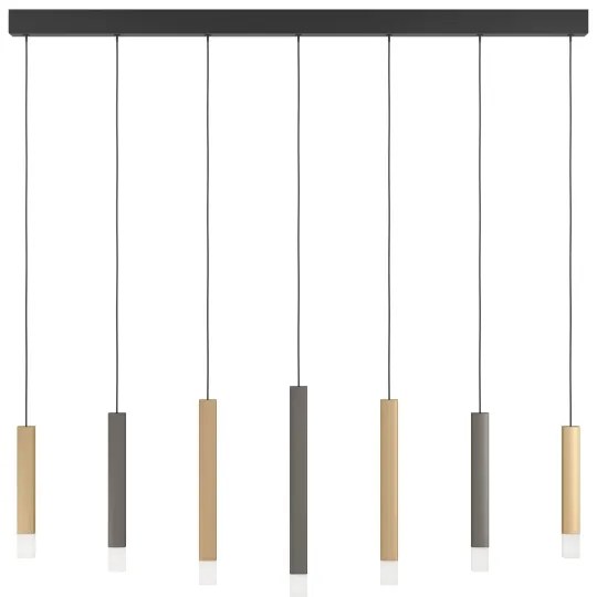 Lustră LED dimabilă pe cablu Eglo 39906 ESTANTERIOS 7xLED/3,1W/230V 3000K