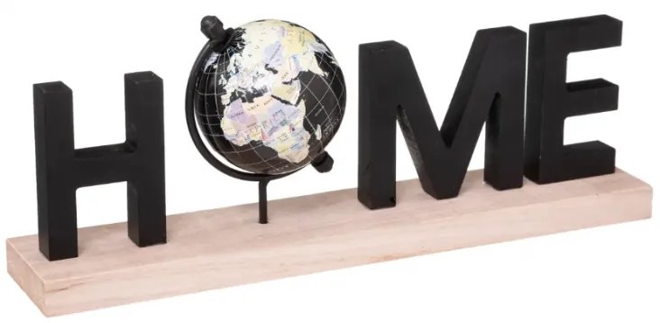 Suport decorativ Marius, lemn, 36 x 8.5 x H 13.5 cm