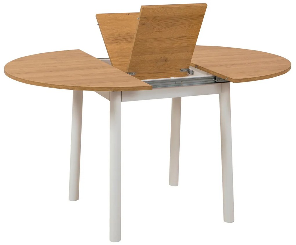 Masă de sufragerie Oliver Oak White