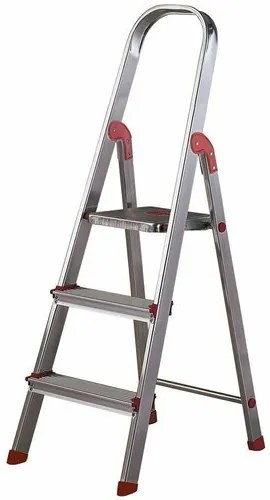 Scară din aluminiu pentru uz profesional Rolser Unica, 3 trepte, 3 trepte