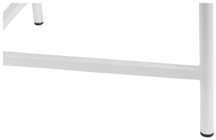 Măsuță de cafea albă rotundă din metal ø 50 cm Meseta – Leitmotiv