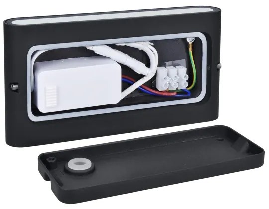 Aplică LED de exterior Solight WO800-B MODENA LED/12W/230V IP54 negru