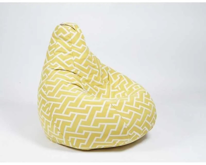 Fotoliu puf copii, Nirvana Light Pufrelax, Material Textil - Zippity Yellow
