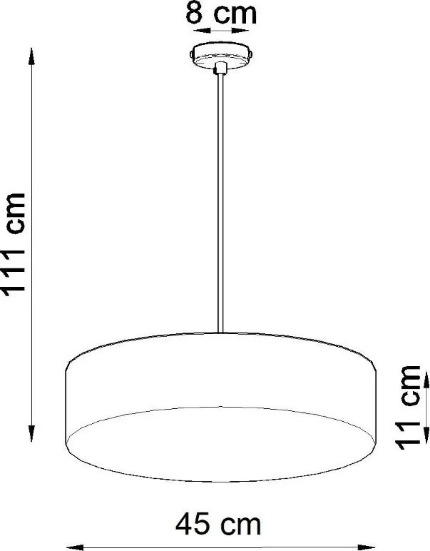 Lustră neagră Atis – Sollux