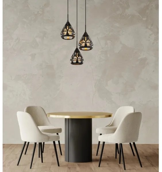 Lustră pe cablu Globo 15889-3H HASSAN 3xE27/40W/230V