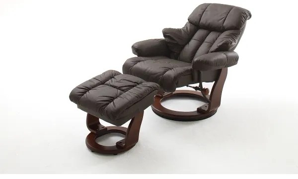 Fotoliu reglabil HABI, maro/nuc