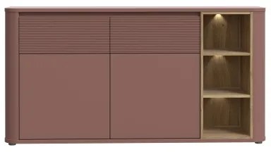 Comodă INAR, maro/stejar