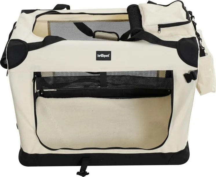 Leopet Cutie de transport pentru câini L, 70 x 52 x 52 cm, b