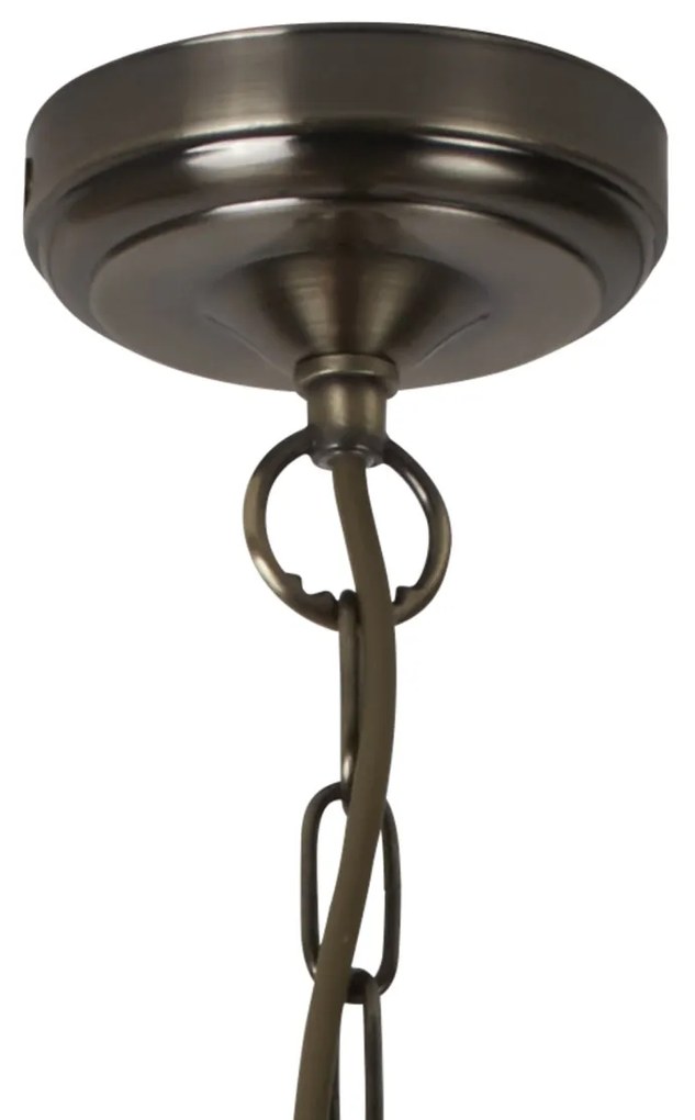 Lustra suspendata design clasic Bistro II 3L alama antique 1683-3AB SRT