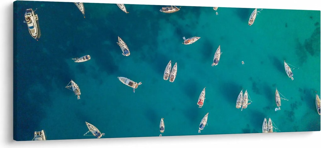 Tablou - Sailboats (120x50 cm)