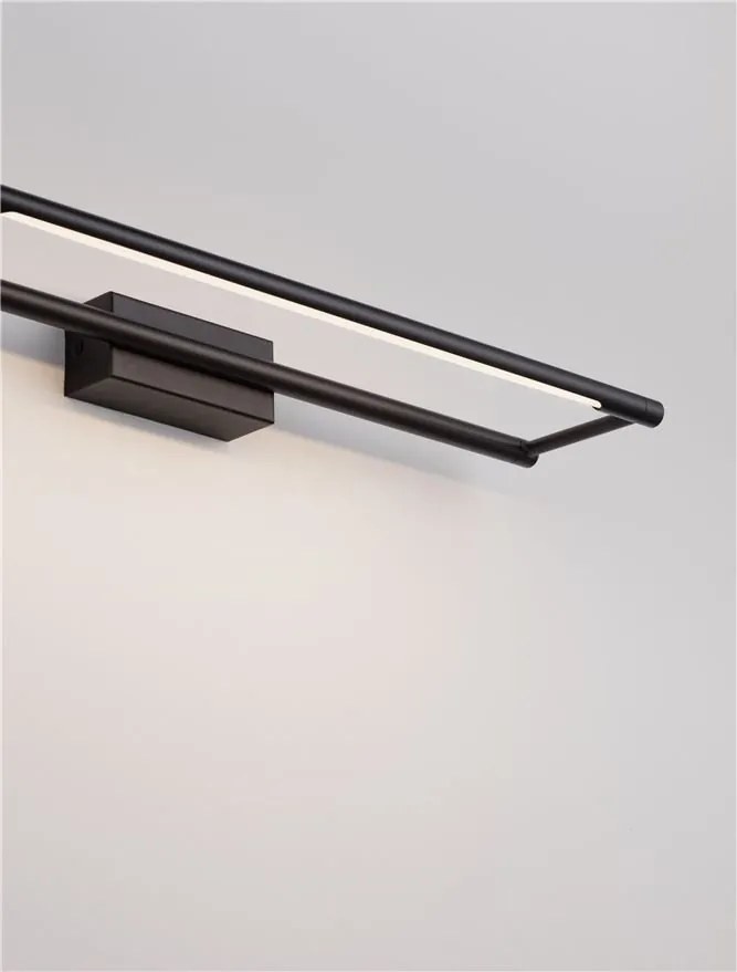 Aplica de perete LED stil minimalist OLAS negru
