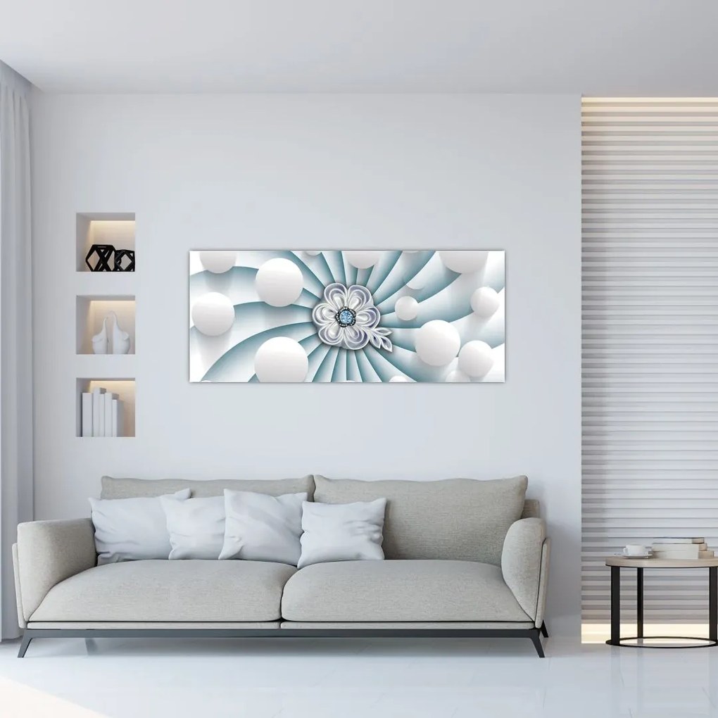 Tablou abstracției artistice (120x50 cm)