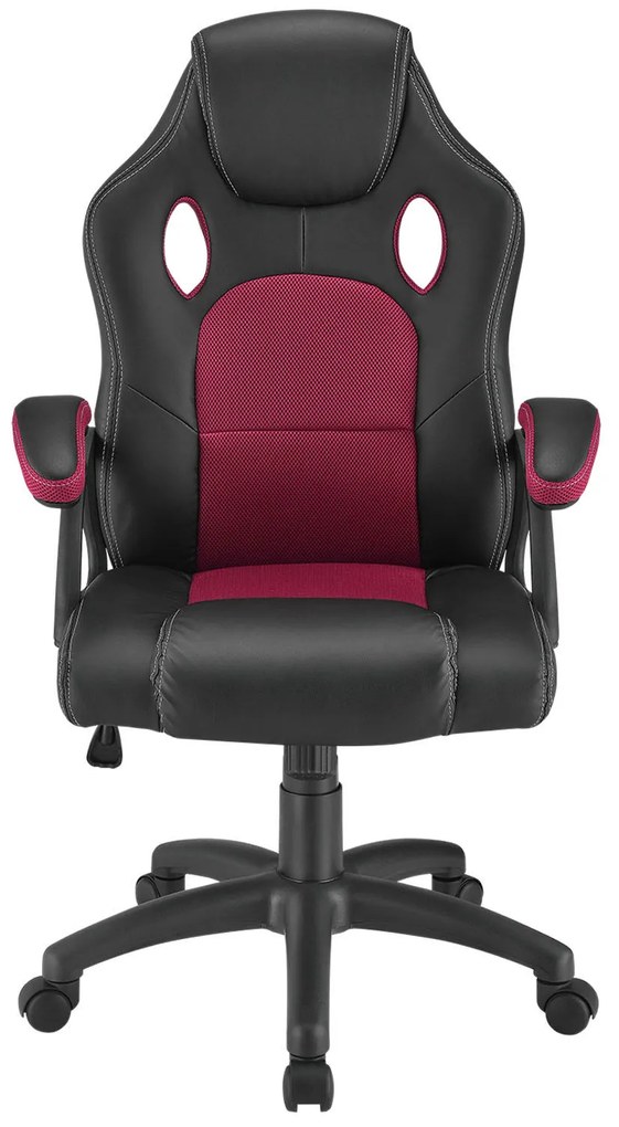 Scaun ergonomic de birou "Montreal" burgundy
