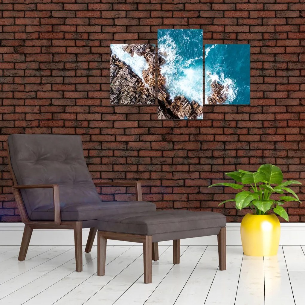 Tablou cu stânci și mare (90x60 cm)