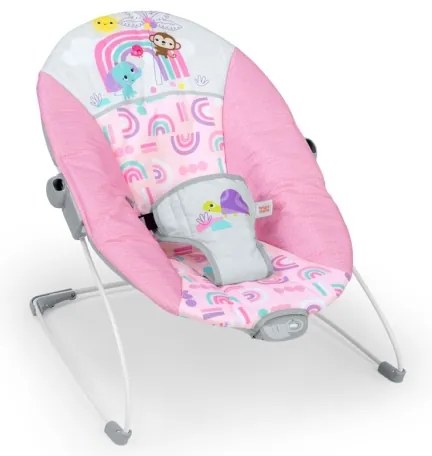 Leagăn cu vibrații pentru bebeluși PINK PARADISE Bright Starts