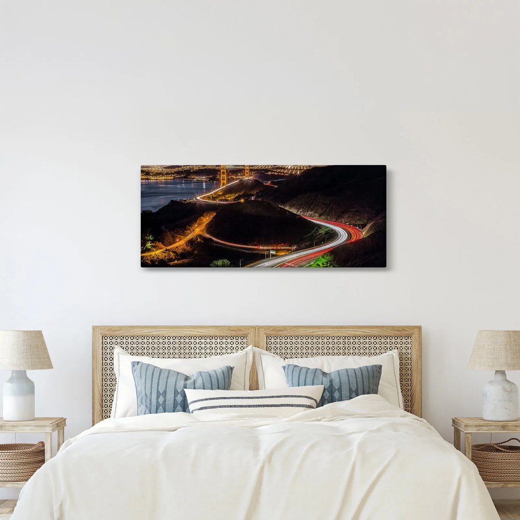 Tablou - Golden Gate Bridge (120x50 cm)