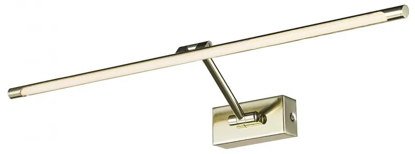 Aplica de perete LED pentru tablou cu brat directionabil DaVinci 90 aurie