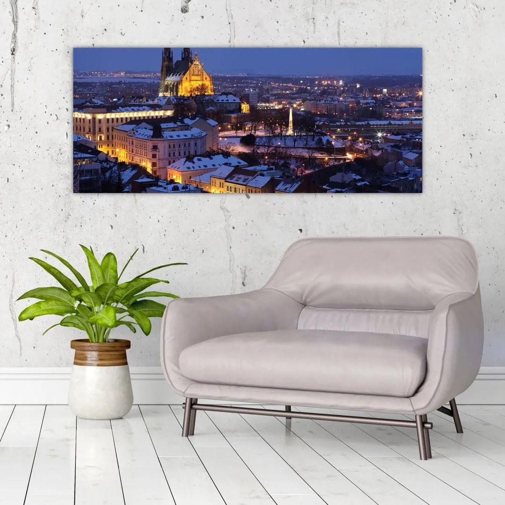 Tablou - Catedrala Sf. Peter și Paul, Brno, Republica Cehă (120x50 cm)