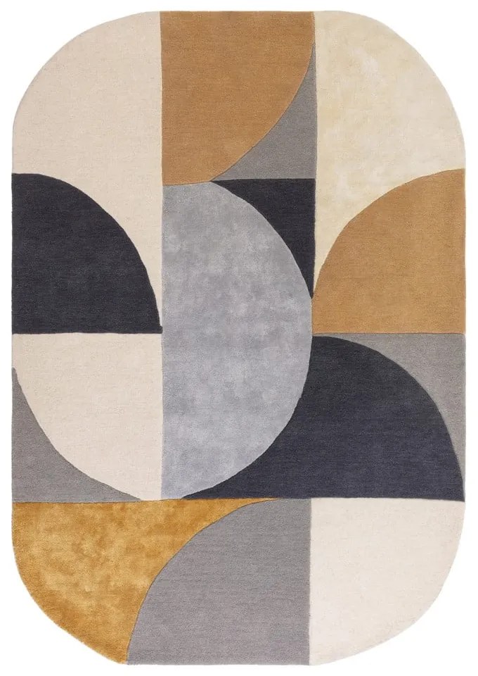 Covor galben ocru din lână 160x230 cm Sunset – Asiatic Carpets