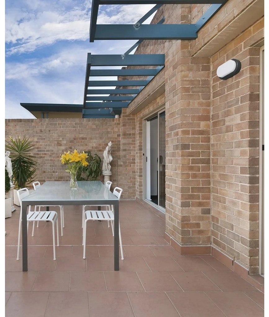 Aplica LED perete exterior stil modern IP65 FRED XL gri