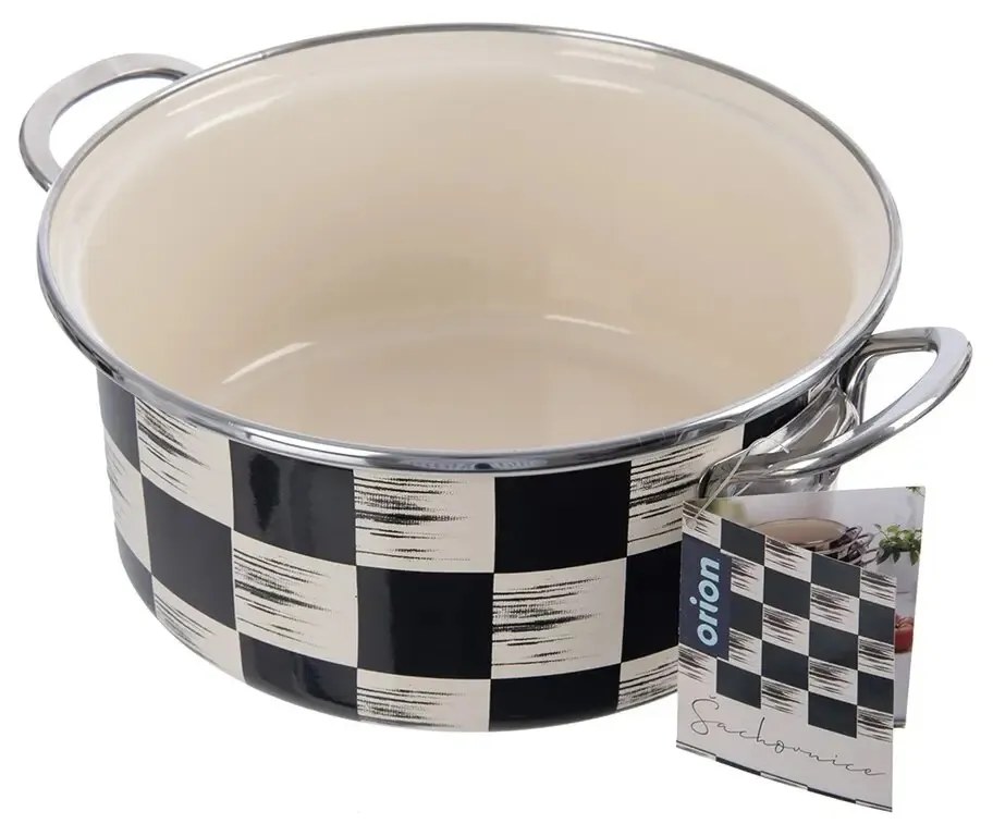 Orion Casserole smaltată Șah Lem, 3 l, diametru 22cm