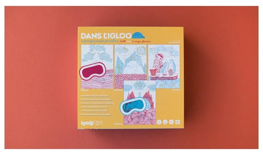 Puzzle Londji Coliba de gheață