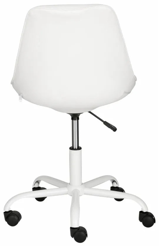 Scaun confortabil de birou Støraa Carl, alb